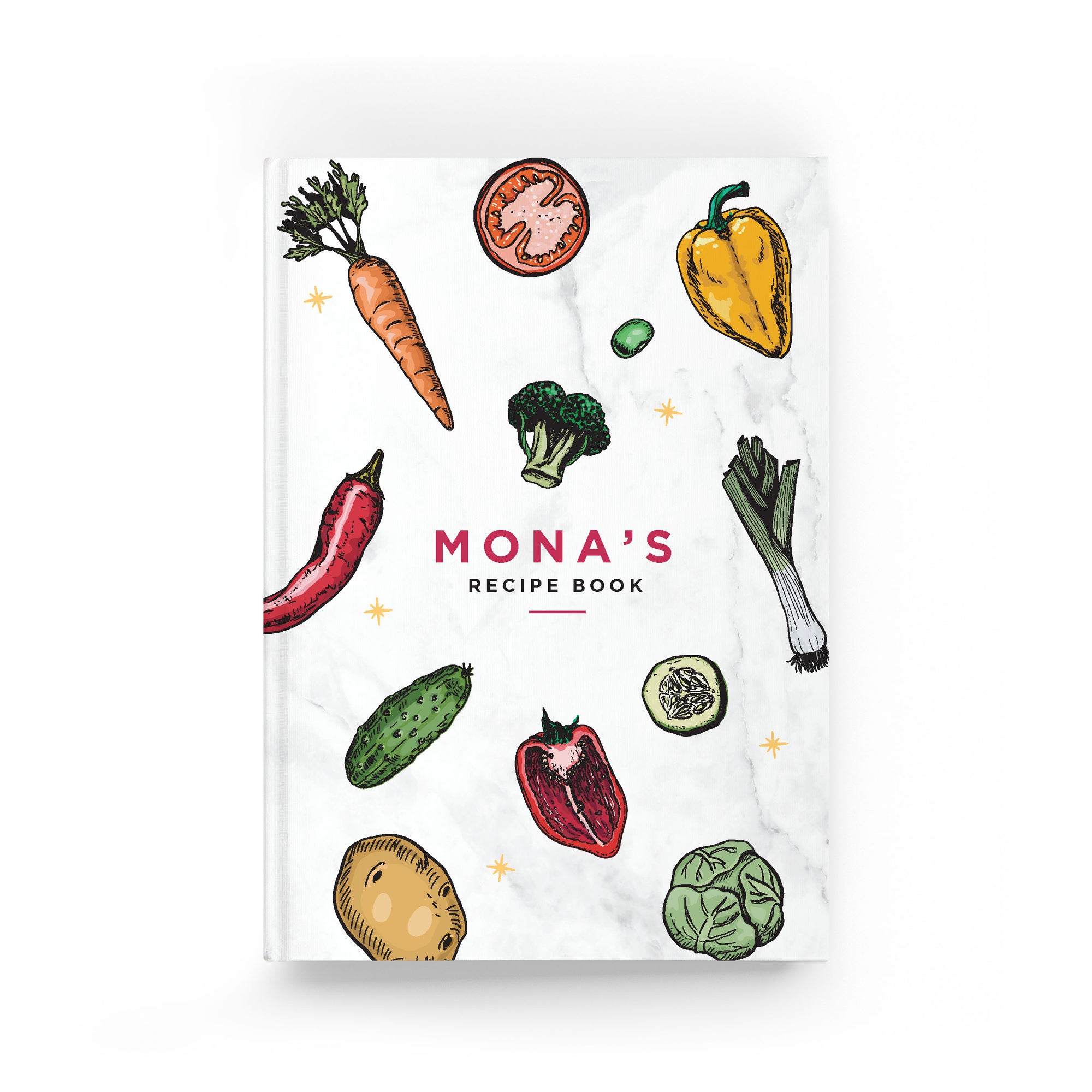 Colored Veggies Cooking Recipe Book - By Lana Yassine