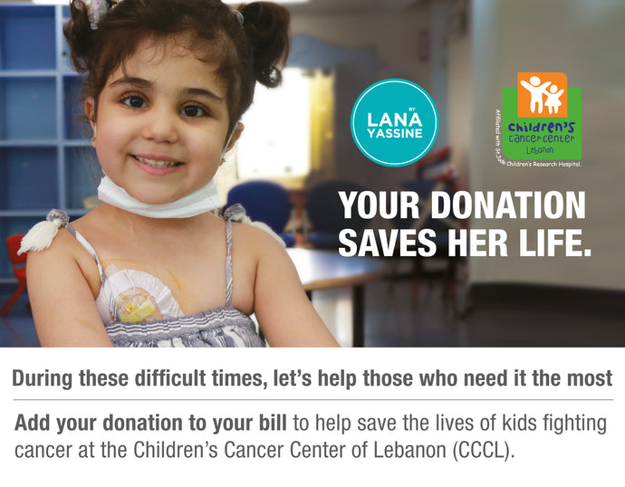 Donation for the Children's Cancer Center - By Lana Yassine