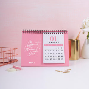 Dream It Desk Calendar - By Lana Yassine
