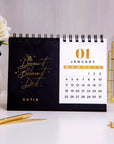 Dream It Desk Calendar - By Lana Yassine