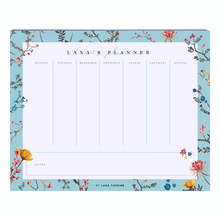 Load image into Gallery viewer, Flowers Weekly Desk Planner - By Lana Yassine
