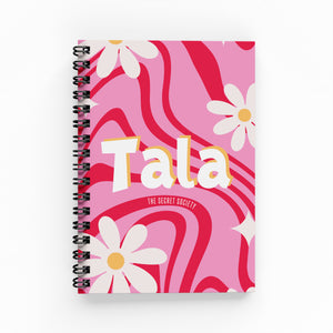 Flower Power Lined Notebook | The Secret Society