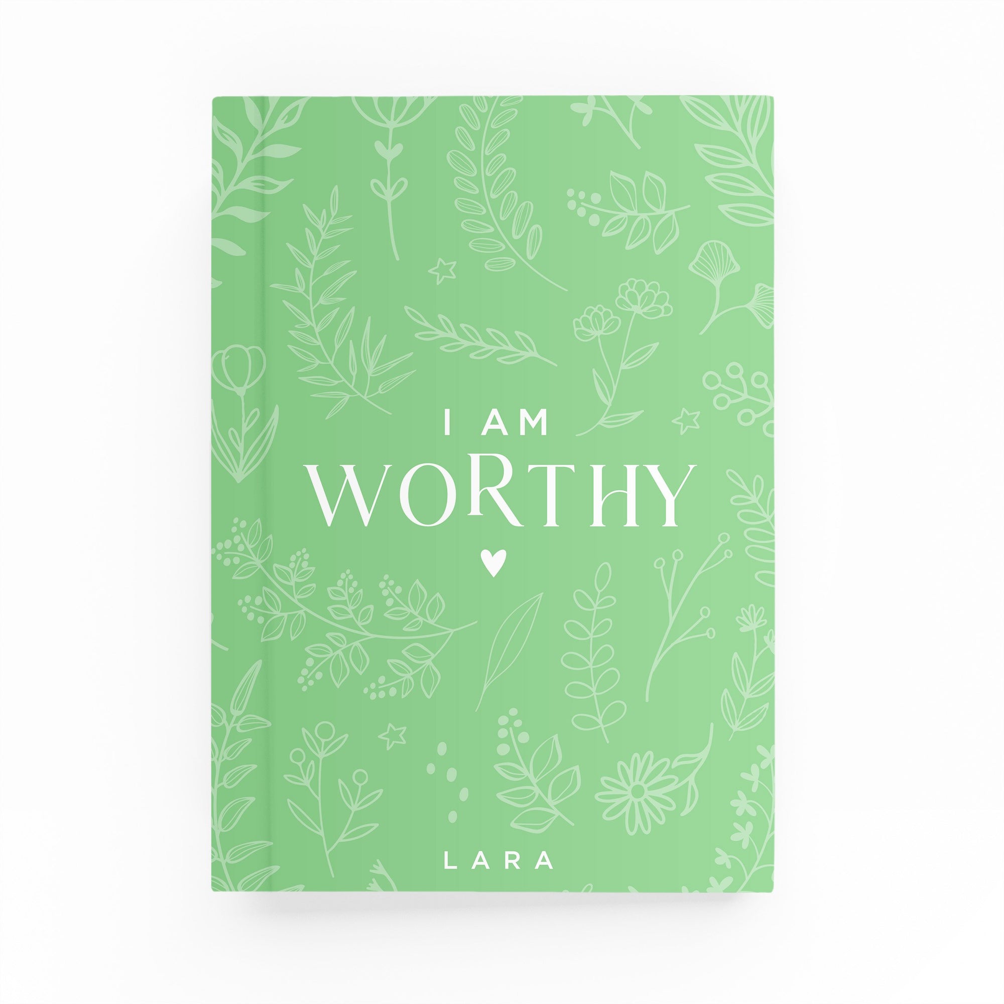 I Am Worthy Lined Notebook