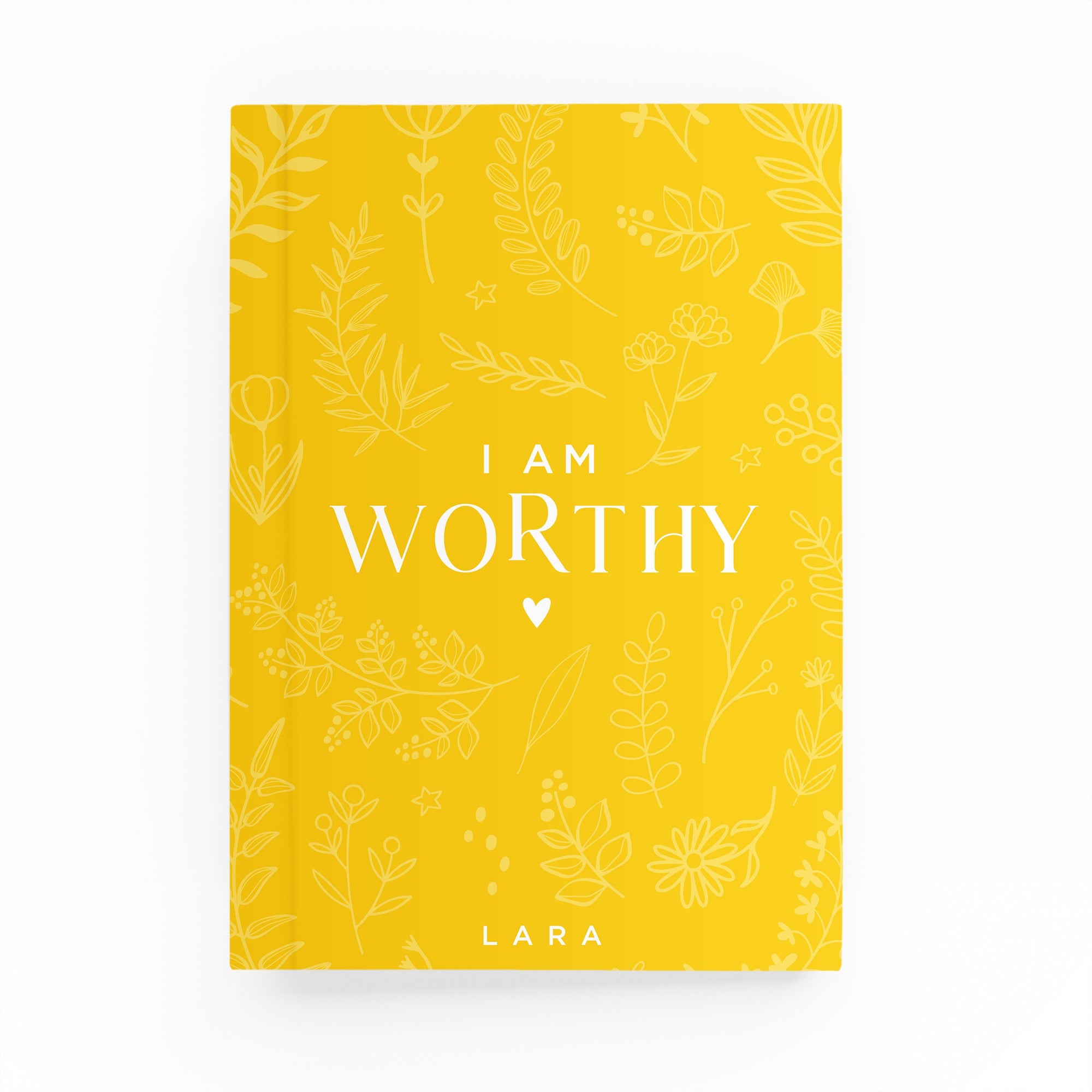 I Am Worthy Lined Notebook