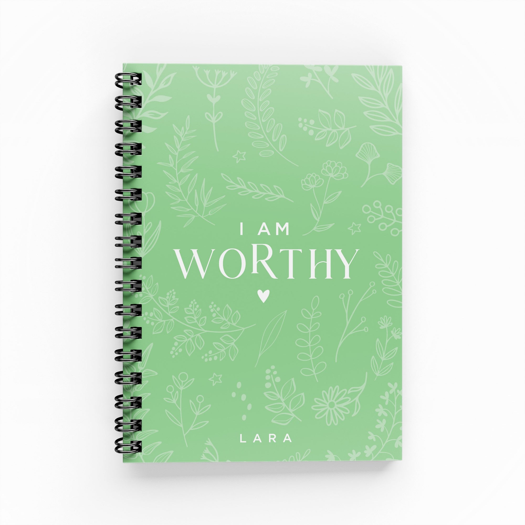 I Am Worthy Lined Notebook