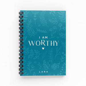 I Am Worthy Lined Notebook