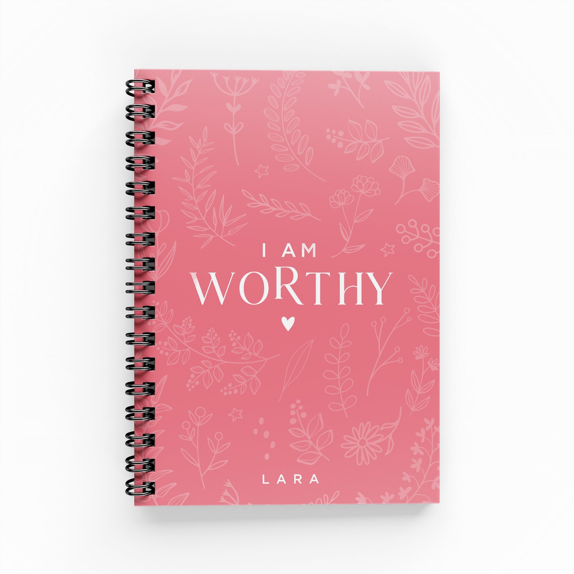 I Am Worthy Lined Notebook