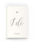 "I Do" Wedding Planner with Silver Foil