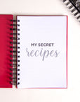 Red Cooking & Baking Recipe Book - By Lana Yassine