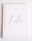 "I Do" Leather Wedding Planner with Silver Foil