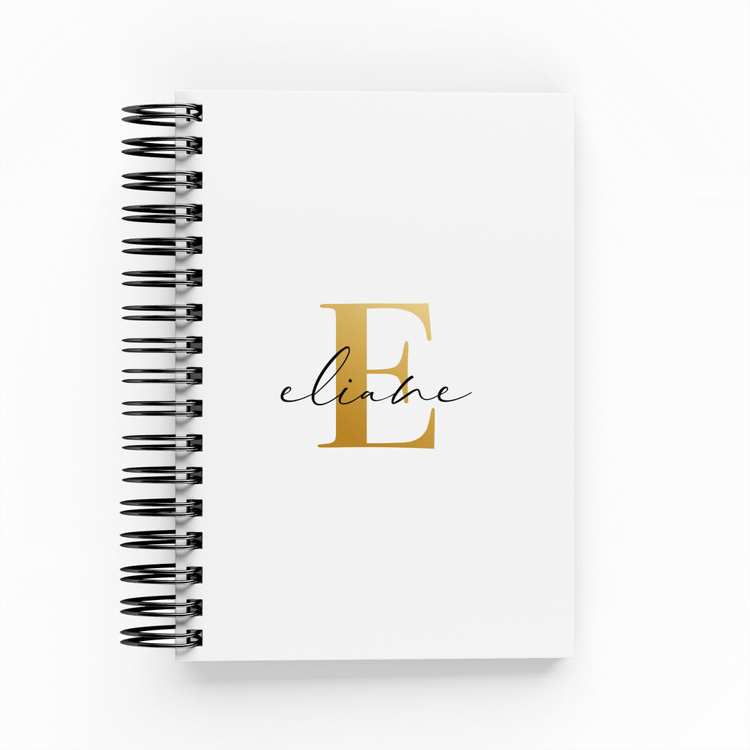 Classy Initial Daily Planner