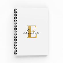 Load image into Gallery viewer, Classy Initial Lined Notebook
