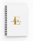 Classy Initial Lined Notebook