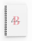 Classy Initial Lined Notebook