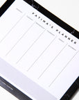 Black Marble Weekly Desk Planner - By Lana Yassine