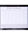 Black Marble Weekly Desk Planner - By Lana Yassine