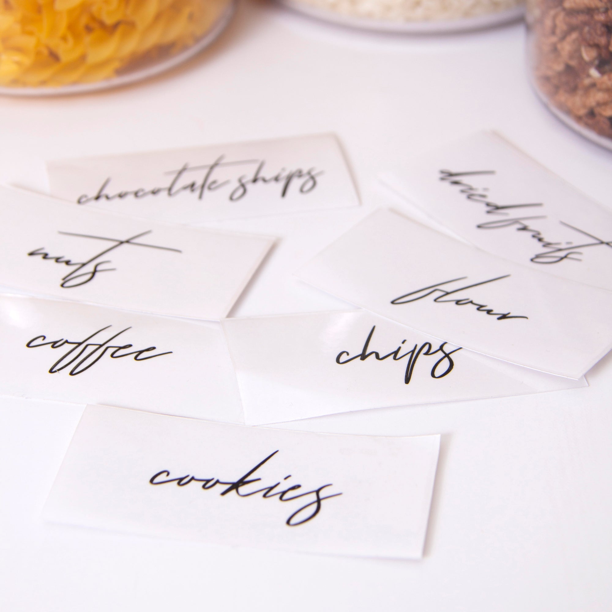 Transparent Organising Labels - By Lana Yassine