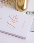 "I Do" Wedding Planner with Rose Gold Foil