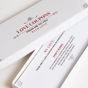 Standard Non-Customized Love Coupons (Faster Delivery) - By Lana Yassine