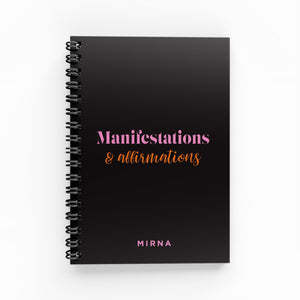 Manifestations & Affirmations A6 Lined Notebook