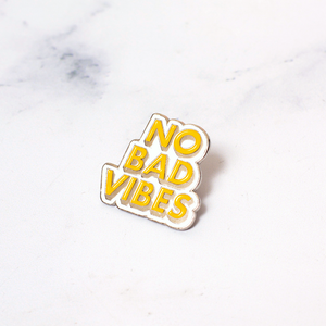 No Bad Vibes Pin