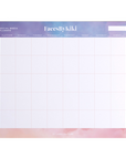 Pastel Clouds Social Media Desk Planner