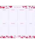 Leopard Texture Weekly Desk Planner - By Lana Yassine