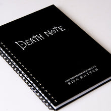 Load image into Gallery viewer, Death Note Theme Lined Notebook - By Lana Yassine
