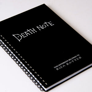 Death Note Theme Lined Notebook - By Lana Yassine