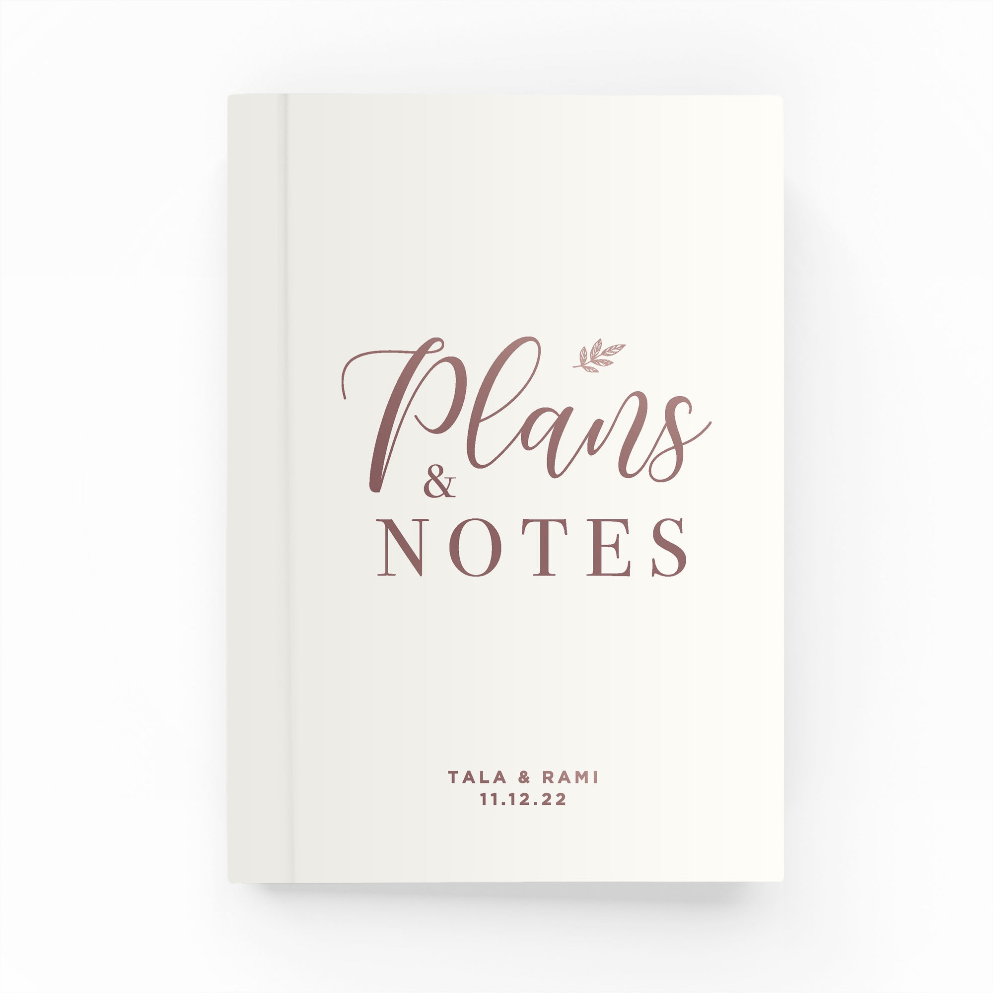 Wedding Plans &amp; Notes Lined Notebook