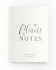 Wedding Plans & Notes Lined Notebook