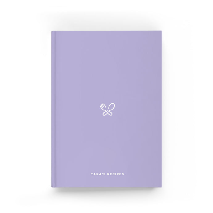 Purple Simple Recipe Book - By Lana Yassine