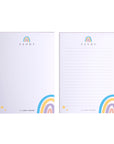 Personalized Rainbow Note Pad - By Lana Yassine