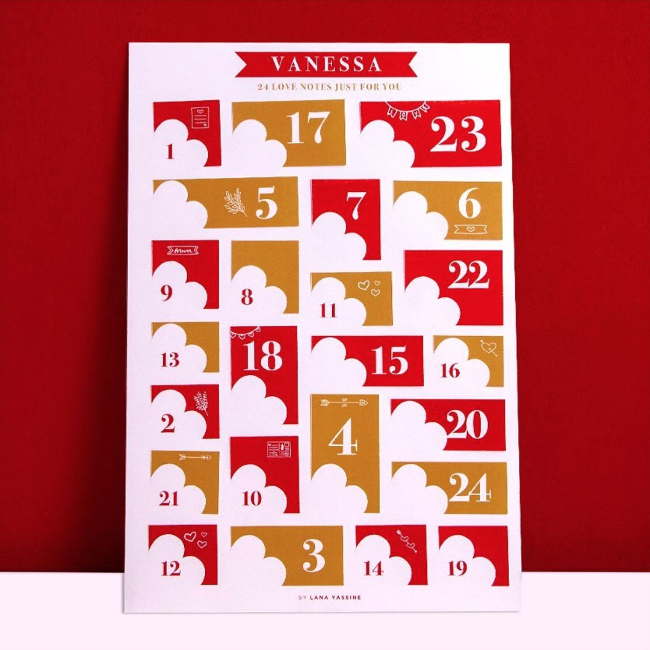 Love Advent Calendar - By Lana Yassine