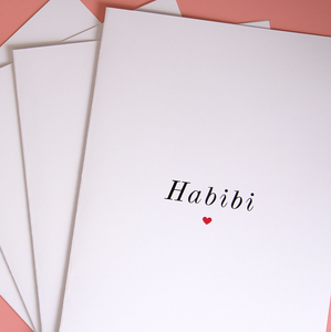 "Habibi" Greeting Card - By Lana Yassine