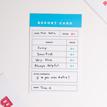 Load image into Gallery viewer, Report Card Sleeve - By Lana Yassine
