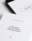 Black & Gold Reasons Why I Love You Box - By Lana Yassine