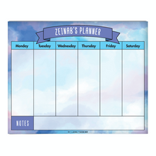 Load image into Gallery viewer, Purple Sky Weekly Desk Planner - By Lana Yassine
