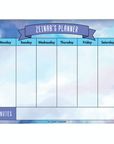 Purple Sky Weekly Desk Planner - By Lana Yassine