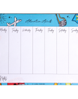 Travel Weekly Desk Planner - By Lana Yassine