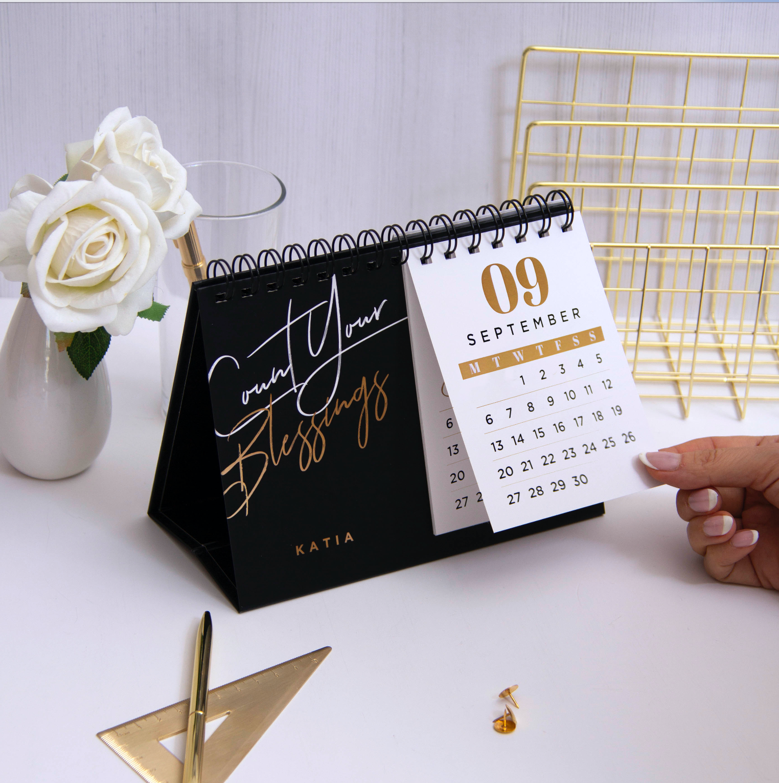 Count Your Blessings Desk Calendar - By Lana Yassine