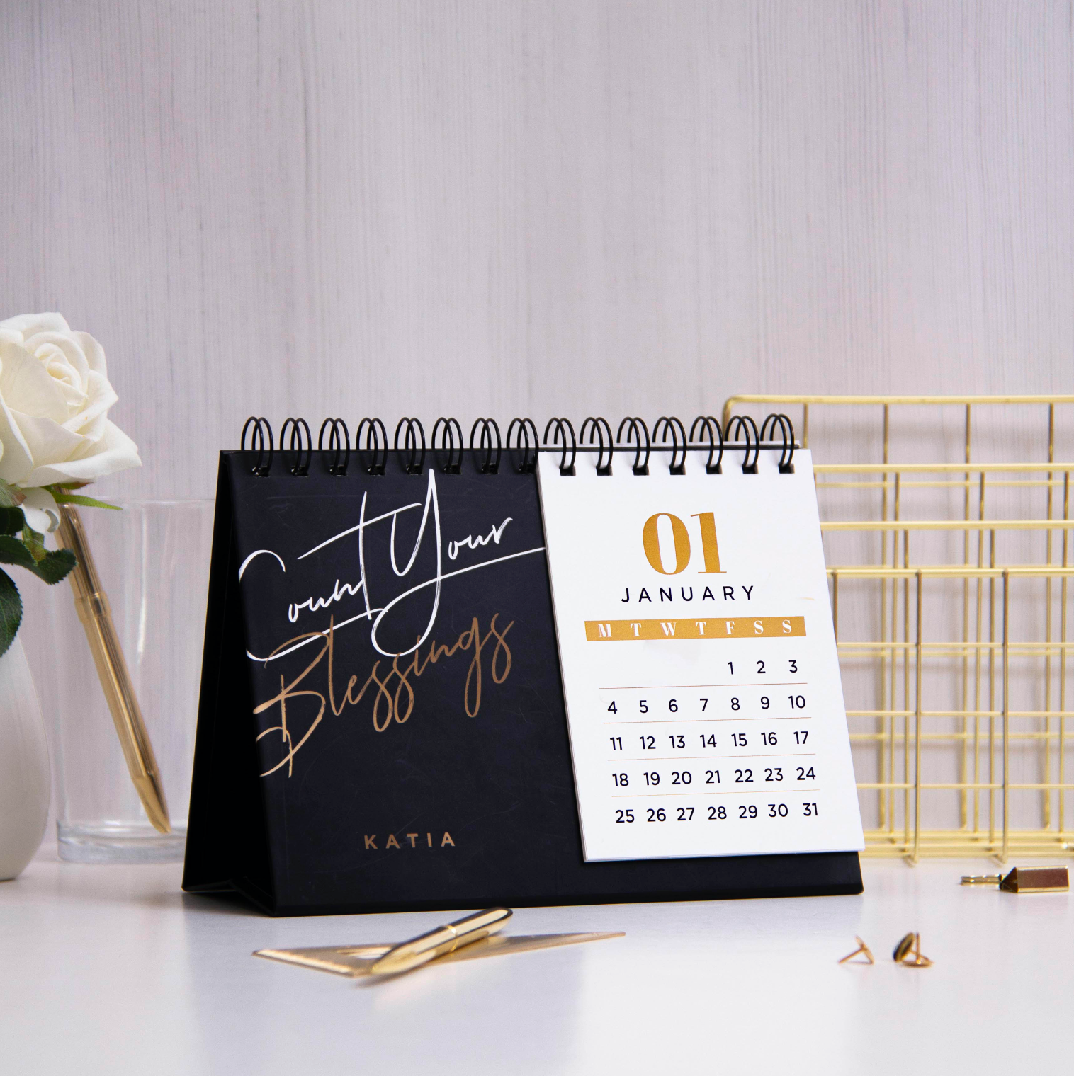 Count Your Blessings Desk Calendar - By Lana Yassine