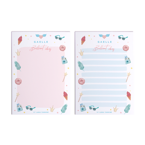 Personalized Brilliant Ideas Note Pad - By Lana Yassine
