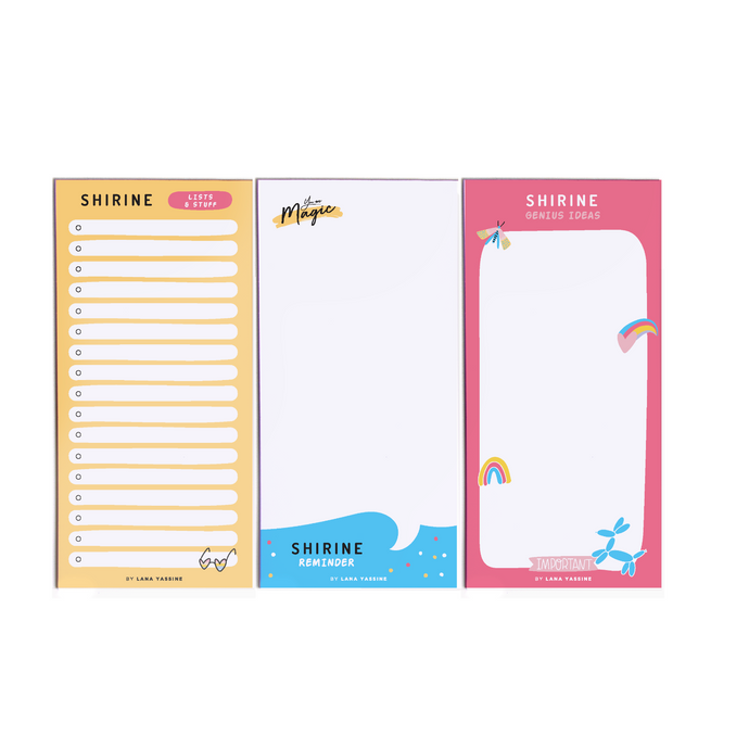 Personalized Fun Note Pad - By Lana Yassine