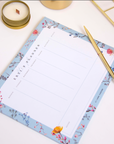 Flowers Weekly Desk Planner - By Lana Yassine