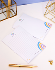 Personalized Rainbow Note Pad - By Lana Yassine