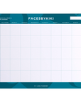 Colorful Social Media Desk Planner