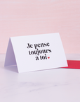 "Toujours À toi" Mini Greeting Card