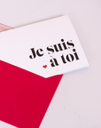 "Je Suis À Toi" Mini Greeting Card