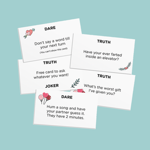 Couples Truth or Dare Free Printable